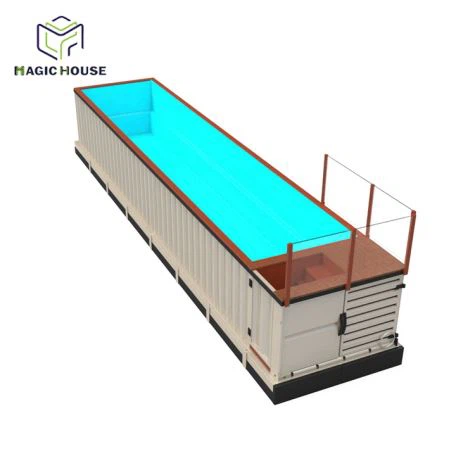 섬유 유리 바다 선적 컨테이너 수영장 건축